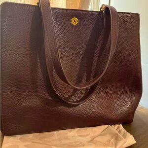 Dagne Dover large leather tote